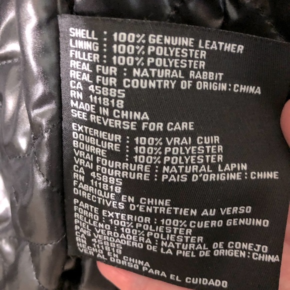 Michael Kors Leather and Rabbit Fur Jacket - Picture 12 of 16